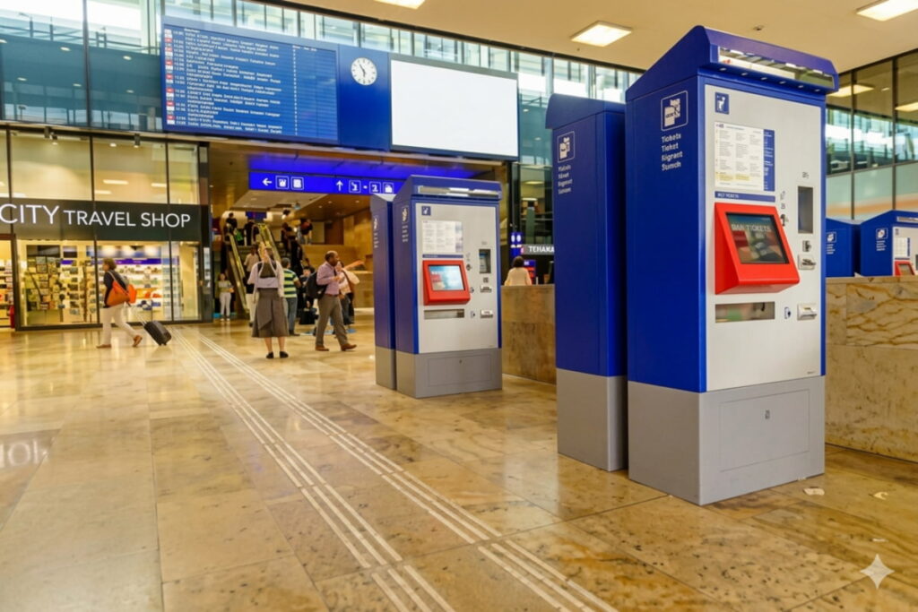 sbb ticket machine Zurich station
