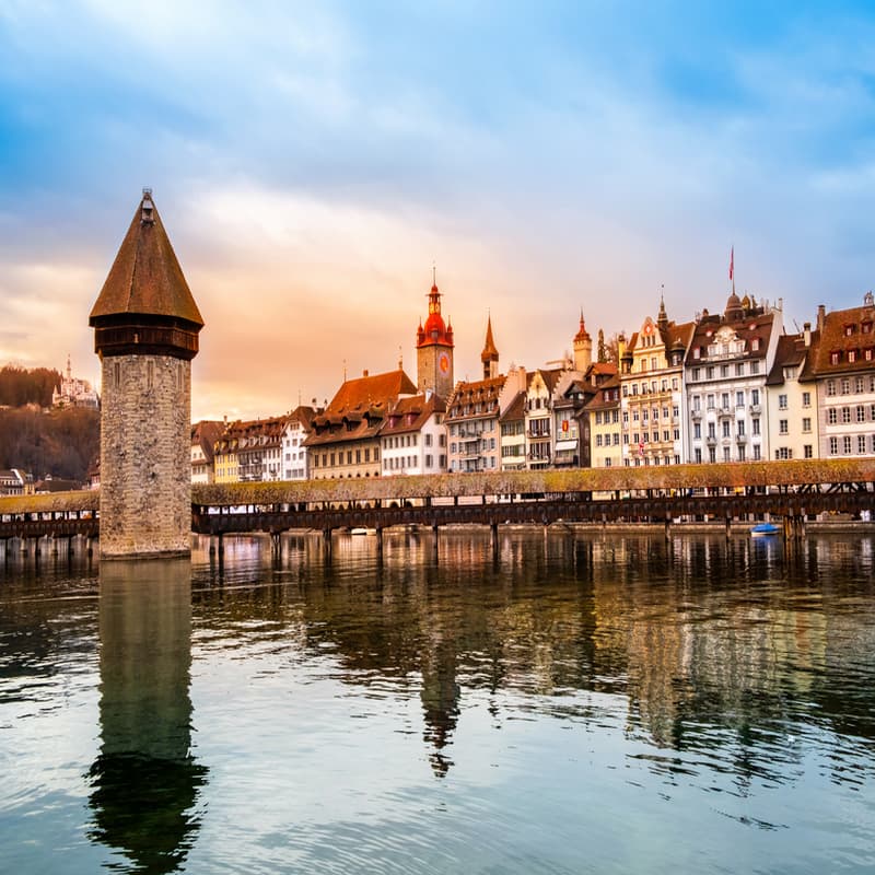 Switzerland Travel Guide 2026 Itinerary, Budget, Trains & Insider Tips 6 Lucerne Switzerland lake and chapel bridge
