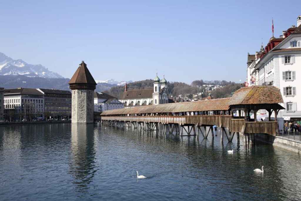 Chapel Bridge Lucerne Switzerland wooden bridge | Lucerne Travel Guide